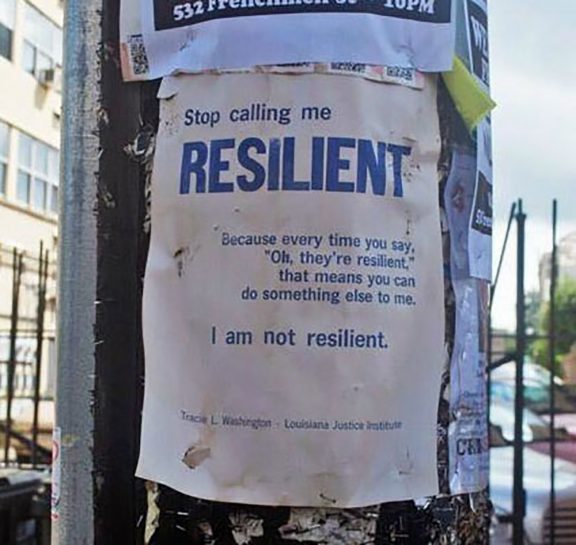 Resilience poster